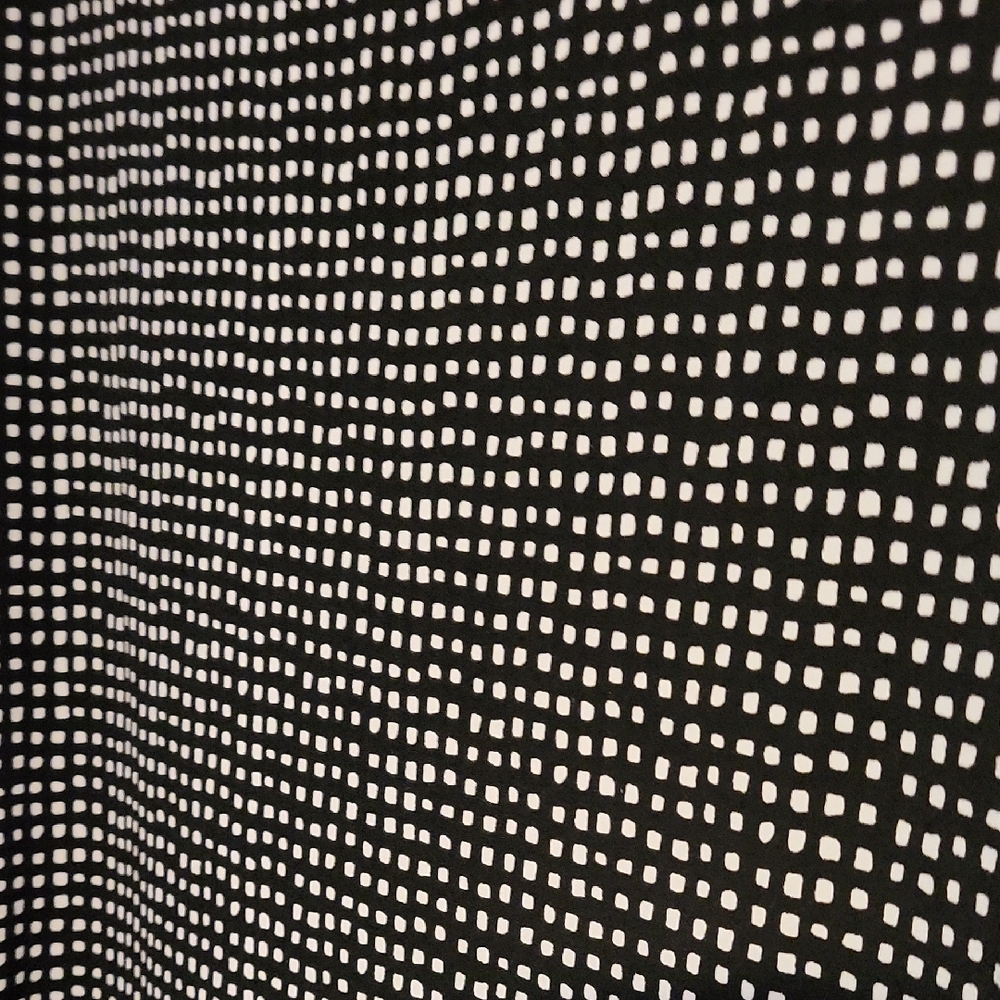 Michael Kors Black and White Dress XL Squares - Picture 4 of 5